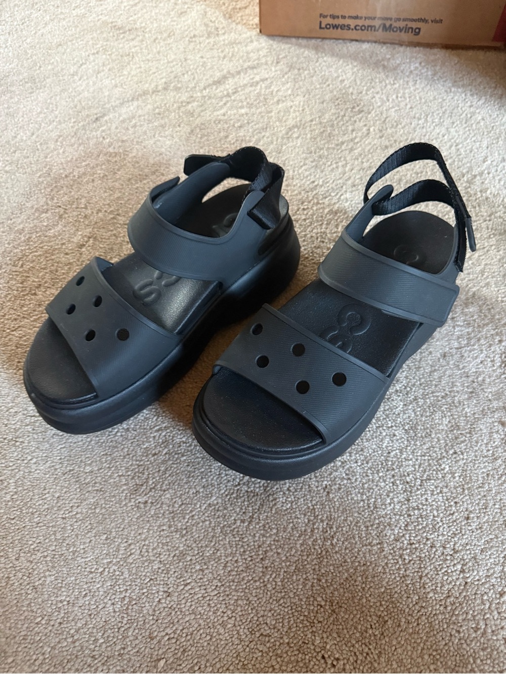 Women’s Crocs platform sandals